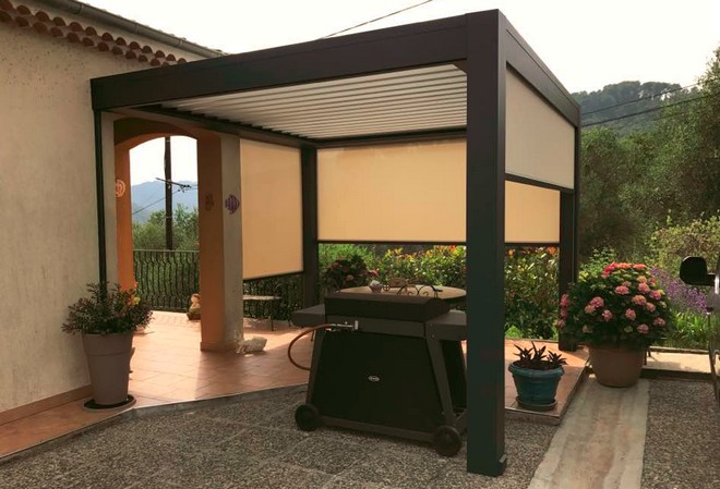 Pergola bioclimatique La Ricamarie