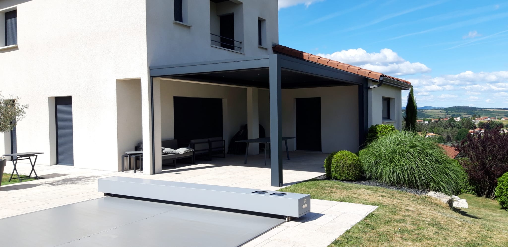 Pergola bioclimatique Le Chambon-sur-Lignon (43)