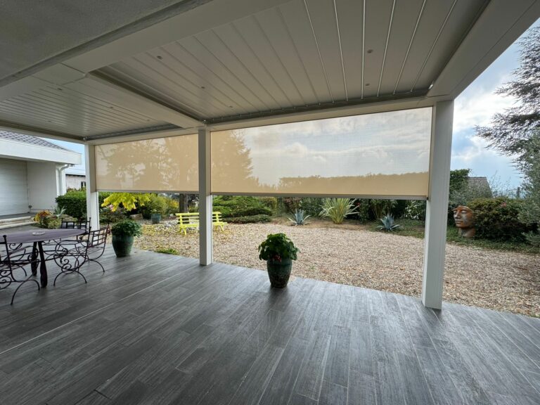 pergola a saint martin la plaine 42 loire vue terrasse