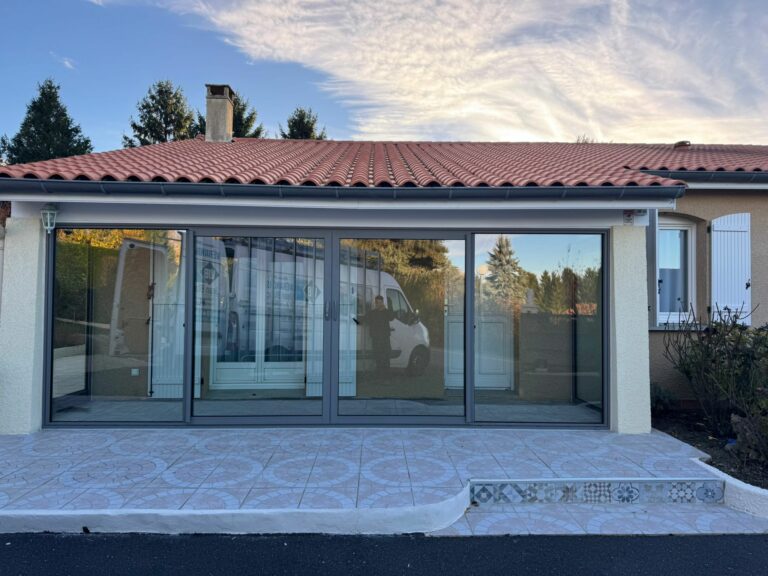 veranda dans la loire saint just malmont 43 haute loire