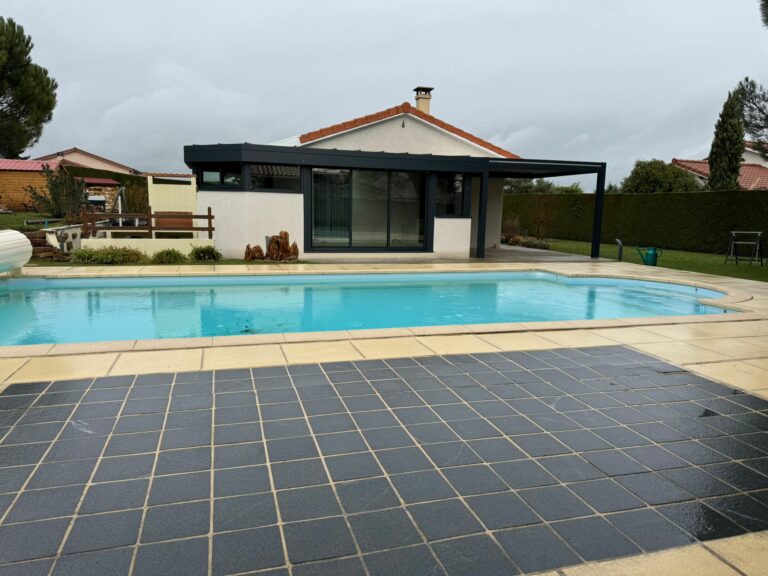 veranda et auvent a montbrison 42 loire piscine
