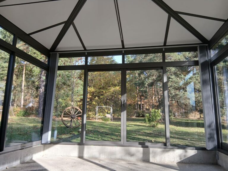 veranda vue interieur a beauzac 43 haute loire