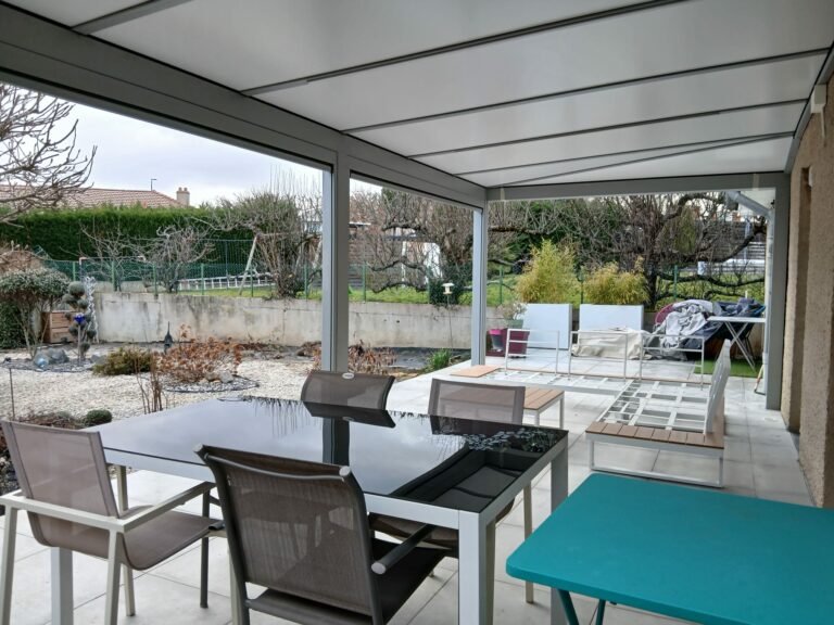 auvent en aluminium boen